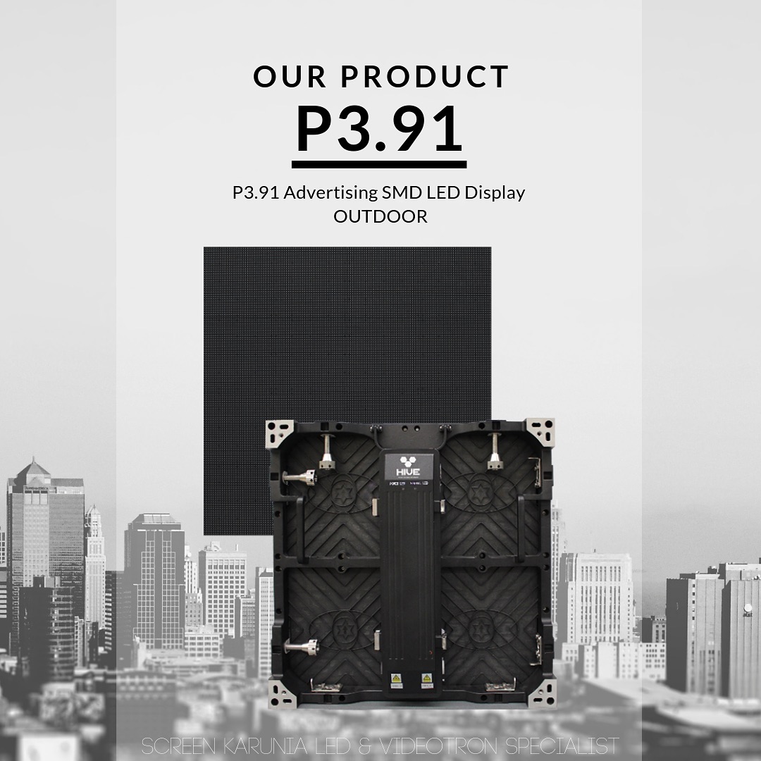 Panel LED P3.91 Advertising SMD LED Display Outdoor