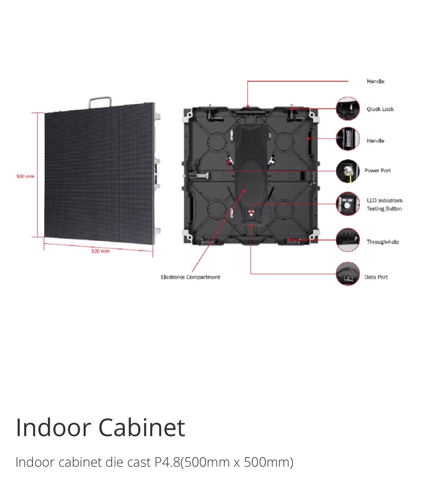 led display screen p4. 8 indoor