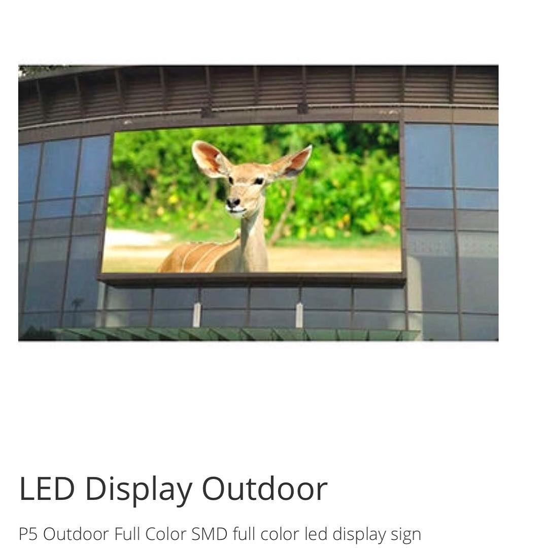 p5 outdoor full colour smd LED display